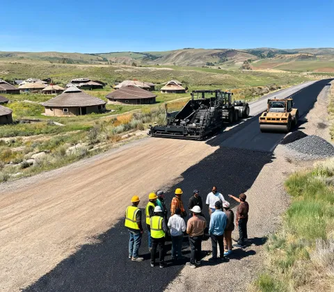 Tribal-land paving mentorship cohort