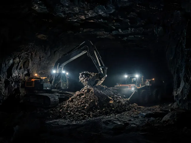 Underground mining-construction LHD and excavator